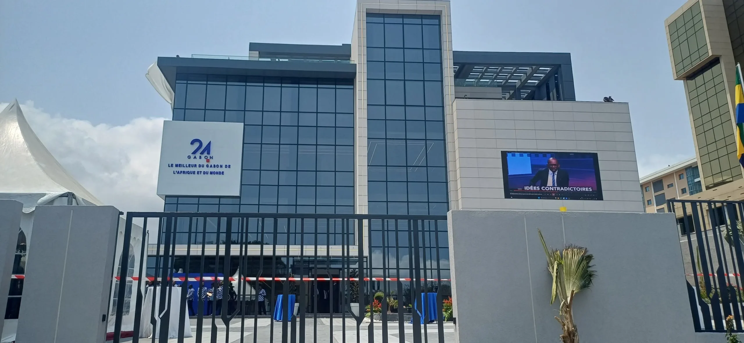 Nouveau siège de la chaîne publique Gabon 24
