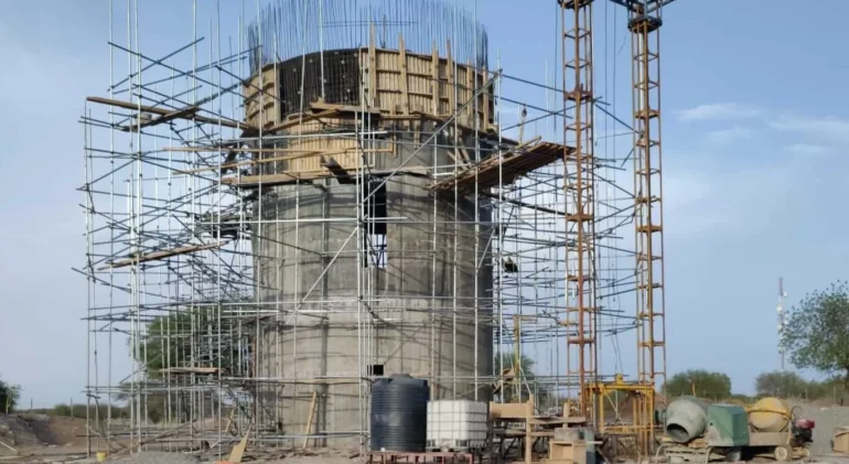 Château d'eau de 1000m3 à Massakory